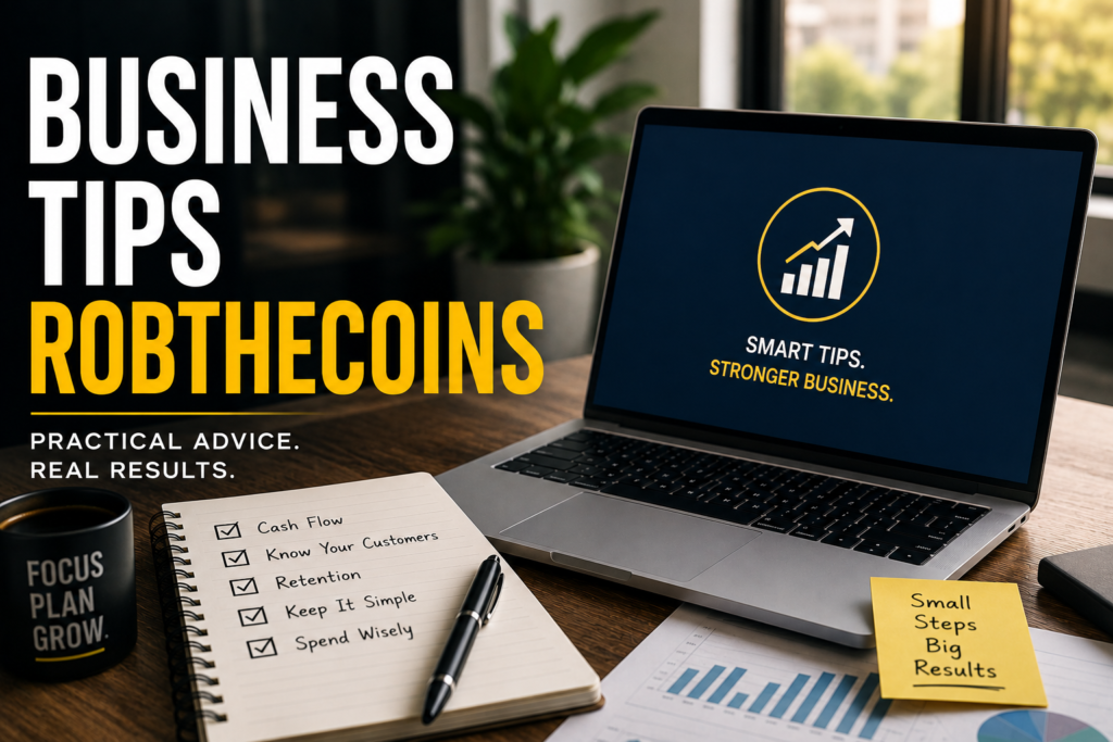 Business tips RobTheCoins practical business advice and growth strategies