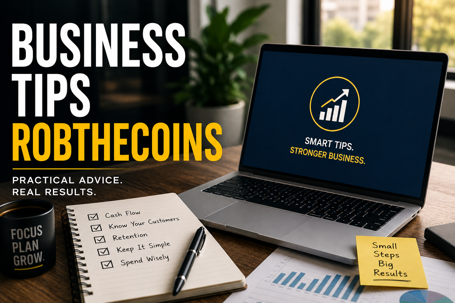 Business tips RobTheCoins practical business advice and growth strategies