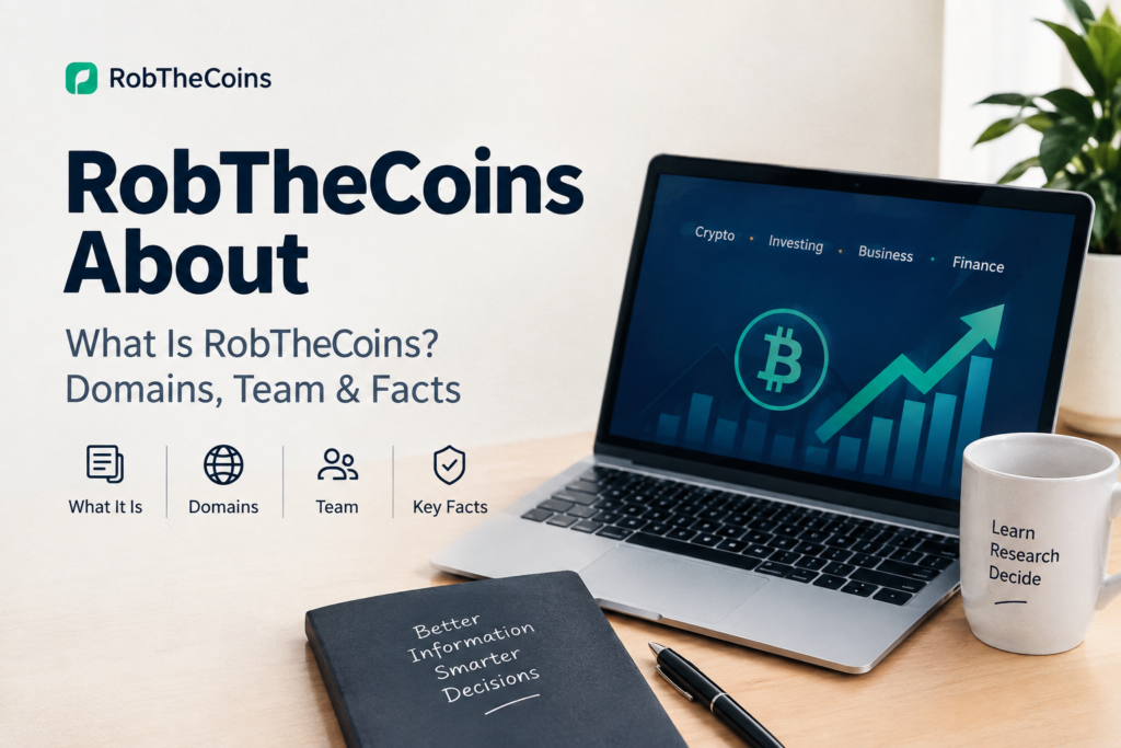 RobTheCoins About explaining the RobTheCoins websites, domains, and team